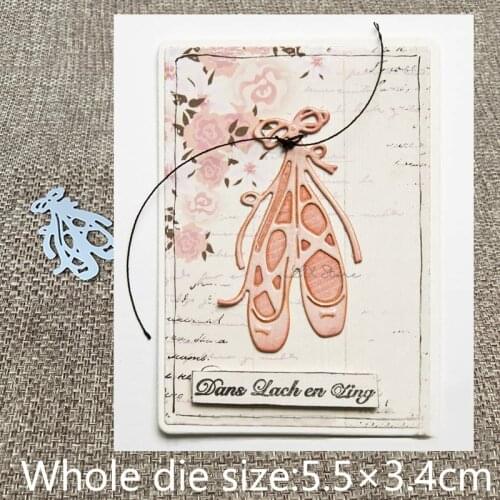 XLDesign Craft Metal Cutting Dies stencil mold Ballet shoes decoration scrapbook Album Paper Card Craft Embossing die cuts