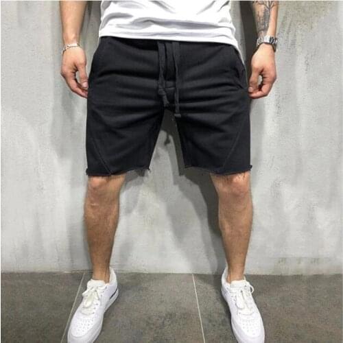 2020 Mens Summer Solid Color Thin Casual Sports Jogging Shorts Outdoor Fashion Casual Fitness Sports Shorts Multicolor Optional