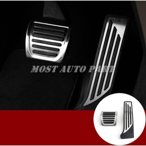 AT Foot Pedal Gas Fuel Brake Pedal Cover For Alfa Romeo Giulia Stelvio 2017-2020 2pcs Car accesories interior Car decoration