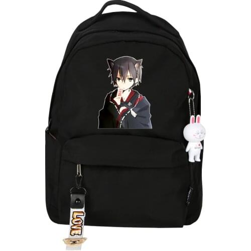 Sword Art Online Printing Backpack Rugzak Cartoon Laptop Backpack SAO School Bags for Teenage Girls Nylon Travel Backpack