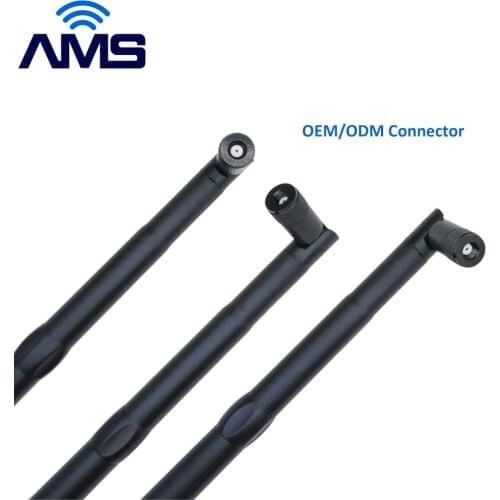 AMS Factory Wholesale External SMA male rubber duck wireless router aerial 2400-2500mhz 18 High dBi omni 2.4g wifi hf antenna