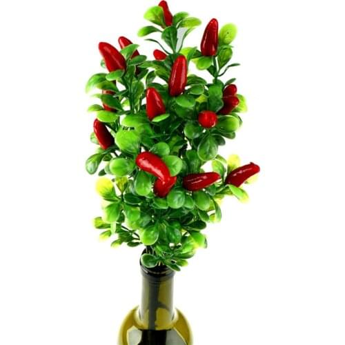 Excellent 1 Bouquet Artificial Pepper Flower Wedding Christmas Party Garden Decor
