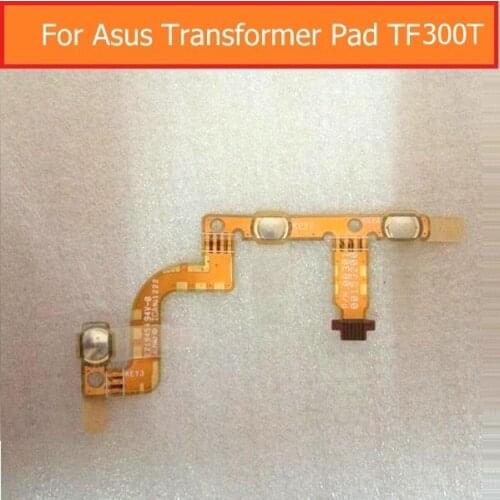 Genuine switch power Flex cable For Asus Transformer Pad TF300T wifi Version volume flex cable key control button side connector