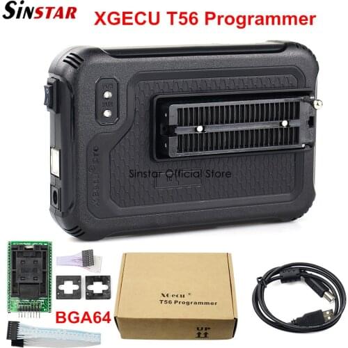 2020 100% Original XGecu T56 Programmer 56 Pin Drivers ISP Support 20900+ with BGA64-DIP48 Adapter Free shipping