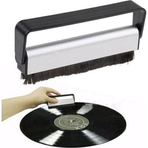 Vinyl Record Cleaning Brush Carbon Fiber Anti-Static Record Cleaning Brush Cleaner Audio Stylus Dust Remover