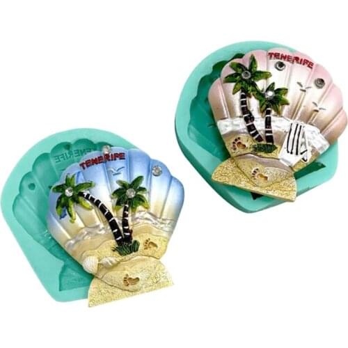 DIY Silicone Material Mold Shell Shape Chocolate Biscuit Fondant Cake Decoration