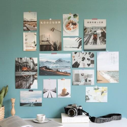 Nordic Wall Decoration Card Bedroom Painting Wall Sticker Decoration Painting Color Decoration Card Thank You Cards Postcards