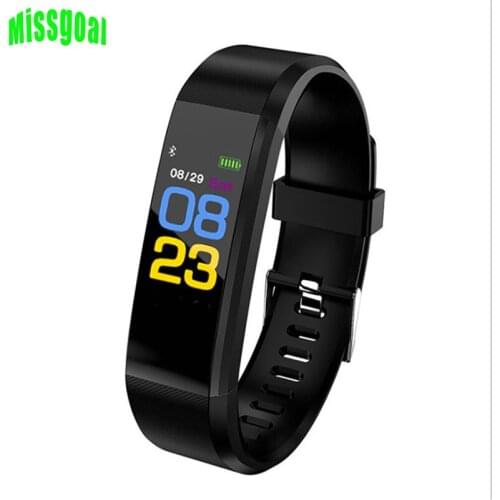 Missgoal Color Screen Waterproof heart rate monitoring Fitness bracelet Bluetooth-compatia Smart clock Sports band For Xiaomi