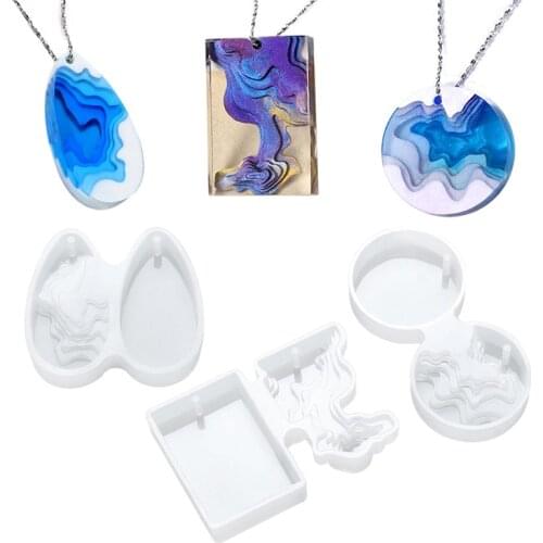 1Pcs Splice Island Mountains Epoxy Resin Silicone Molds Mould Decorative For DIY Pendant Jewelry Making