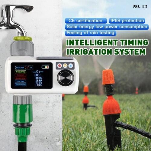 10/20/30/40 Groups Irrigation System Set Ground Nozzle Intelligent Drip Watering Timer Kit for Garden Yard Solar Watering System
