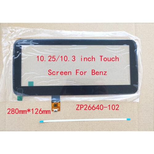 10.25 inch 10.3 Inch Car Radio Touch Screen For Bmw Audi benz 6pin GT911 928 6pin ZP26640-102