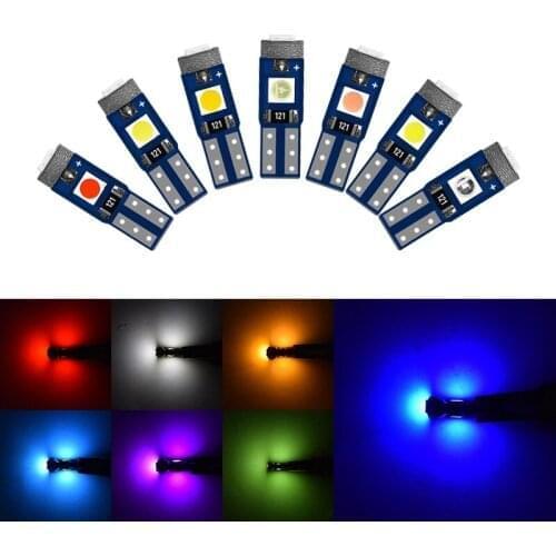 10PCSx T5 LED 74 Light 3030SMD Car Dashboard Instrument Panel Bulb kit for Mitsubi shi Lancer Eclipse Galant Outlander Precis