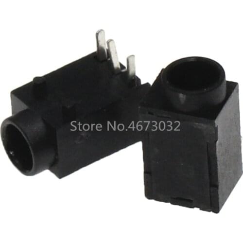 500pcs DC-003 3.5x1.3mm DC Power Jack Socket Connector 3-Pin Panel Mount Plug