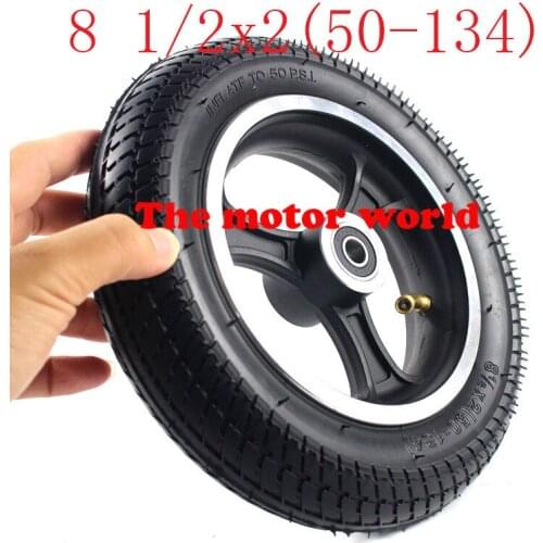 Free Shipping Good Quality 8 1/2x2(50-134) Trye Wheel for Gas Scooter Electric Scooter Kid Gas/eletric Scooter, Pram Stroller