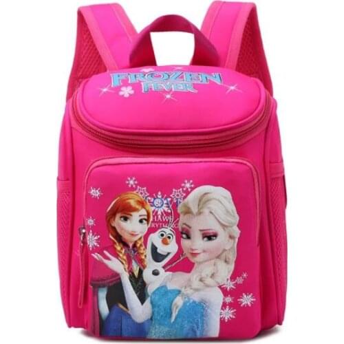 Disney cartoon schoolbag frozen Elsa Anna children cute backpack girl boy bag baby package gift bag for school kindergarten
