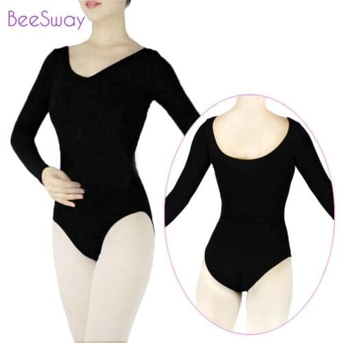 Gymnastics leotard for girls Long sleeve leotard cotton lycra ballet dance gymnastics leotards for women Ballerina shaping cloth