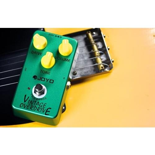 Joyo JF-01 Vintage Overdrive Guitar Effect Pedal with Free Pedal Case