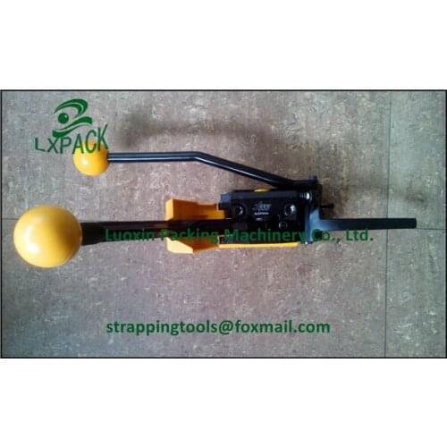 LX-PACK manual sealless strapping tool packaging tools and machines for box closing securing bundling goods for transport