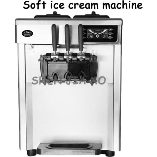 Ice cream maker Commercial yogurt ice cream machine 3 flavors Small soft ice cream machine 220V