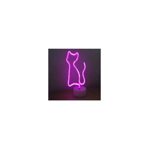 Neon Luminous Cat Lamp Usb + battery