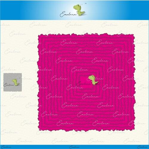 New tattered frame 1 metal cutting dies 2021 new die diy mould Scrapbooking Paper Making Embossing tools die cuts crafts dies