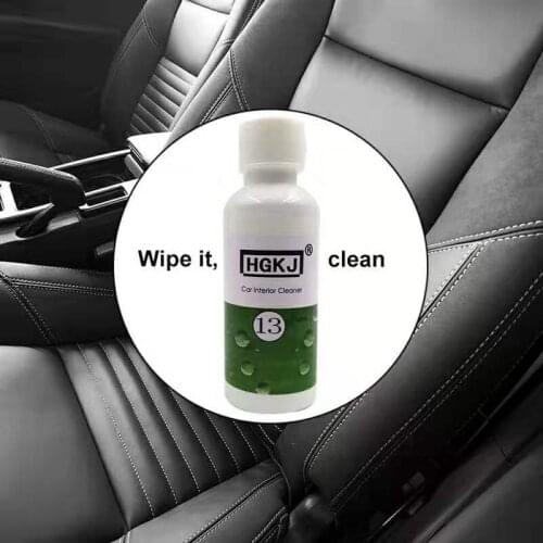 20/50ml HGKJ 13 Leather Seat Interiors Cleaner Plastic Foam Cleaner High Concentration Dropshipping Car Interior Detergent