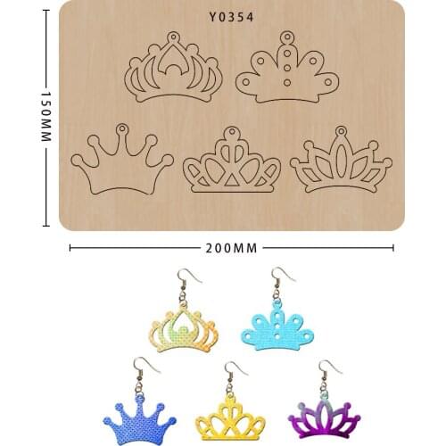 Cutting Dies Wood Crown DIY New Die Cut Wooden Suitable For Common Die Cutting Machines On The Market