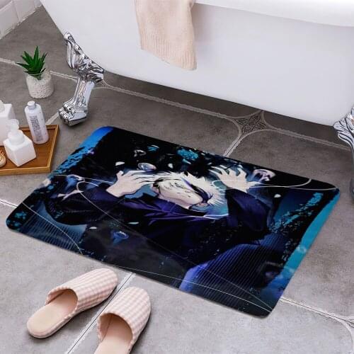 SATORU GOJOU Anti-slip Doormat Vacuuming Water Absorbing Kitchen Bedroon Bath Floor Mats Home Entrance Home Decora