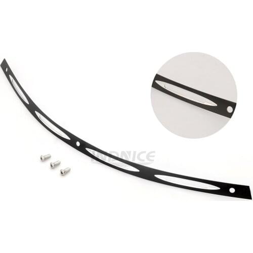 Slotted Batwing Deep edge cut Windshield Trim for harley Street Glide FLHX Electra Glide FLHTCI Ultra FLHTCU Tri Glide 06-13