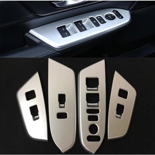 Styling For Honda CRV CR-V 2017 2018 ABS Matte Car Interior Window Glass Lifter Controller Switch Button Cover Door Armrest Trim