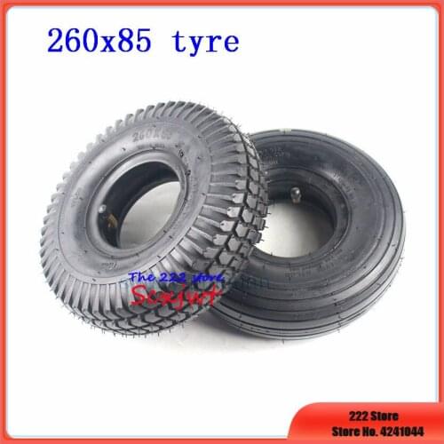 High-quality 260x85 tires 3.00-4 10''x3'' Scooter tyres and inner tubes kit fits electric kid gas scooter wheelChair Wheelbarrow