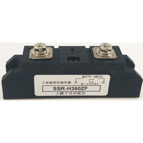 High - power industrial grade solid state relays 60A 480vac single phase AC type SSR H360ZF