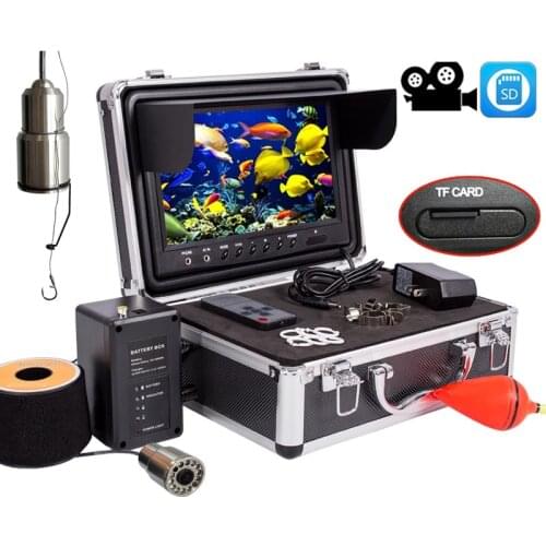 WF39 Free DHL shipping fishing camera Underwater Fishing Camera Video Fish Finder DVR Function 9 inch Large Color Screen