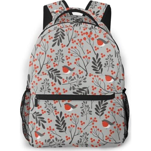 Women Backpack with Multiple Using Women Backpacks Christmas Bullfinch Female School Bag Girls Travel Bag