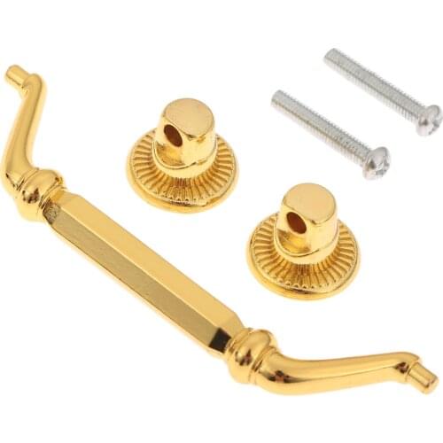 Golden Handle Vintage Pull Brass Knob 114mm*35mm gold Luggage suitcase Cabinet Bookcase Drawer Kitchen Decor Furniture Hardware