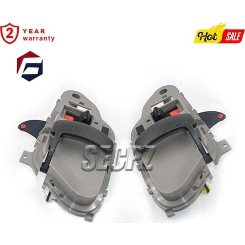 15708043 15708044 Door Handles Inside Interior Gray LH & RH Pair Set for Chevy GMC Tahoe Yukon