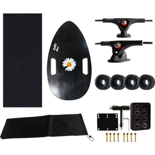 17" Childrens Mini Skateboard Complete 7-Layer Maple Skateboard, Land Cruiser ABEC-9 Portable Adult and Beginner Skateboard Set