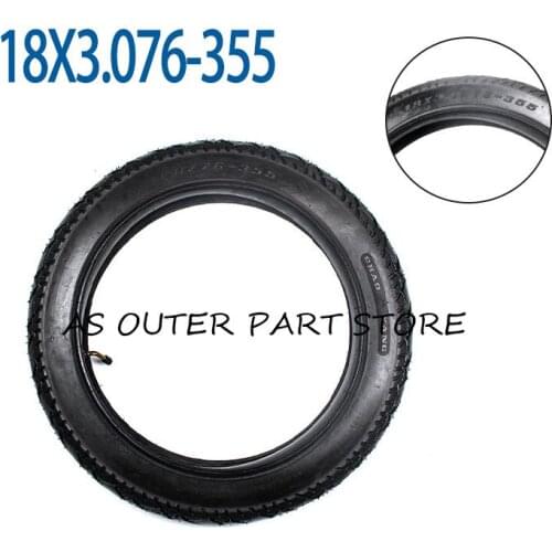 18x3.0 76-355 inner outer tyre fits for Electric vehicle, electric tricycle 18*3.0 Off-road tire monowheel 18 inch tyre
