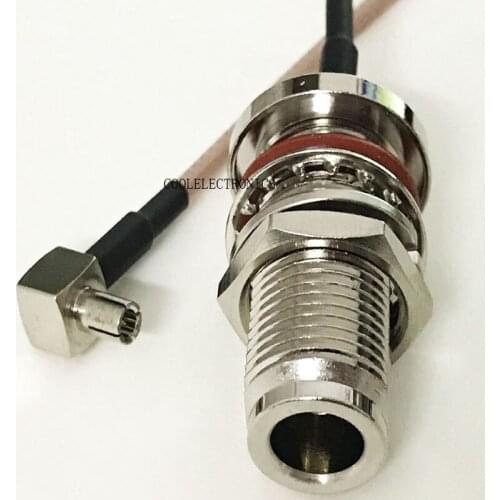 2pcs TS9 TS-9 male right angle TO RF Pigtail N Female Nut RG316 jumper cable 20cm