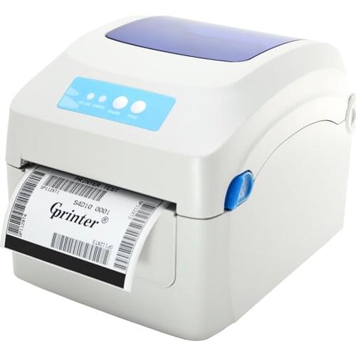 4" USB Thermal Label Desktop Stick Receipt Barcode Printer GP-1324D