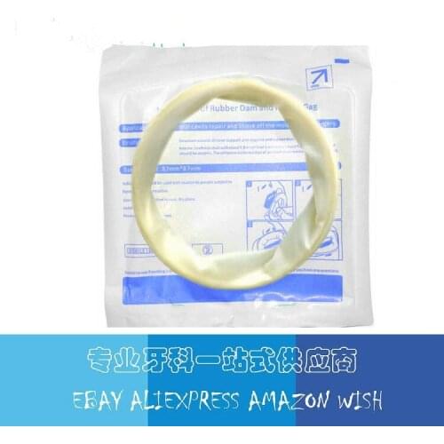 5pcs/set Dental Disposable Sterile Rubber Dam Cheek Retractor Opener White Color