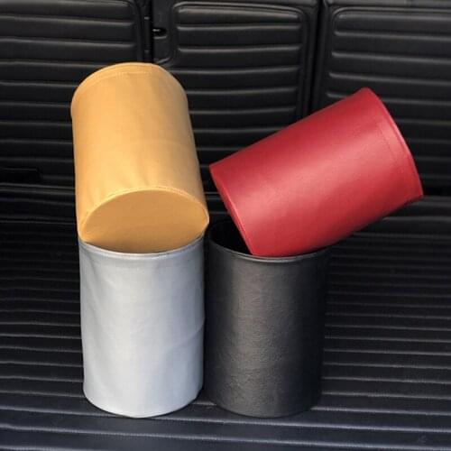 Car Storage Busket Interior Rubbish Container For Waste Organizer Holder Universal Garbage Can Trash Bin Folding Car Organizer