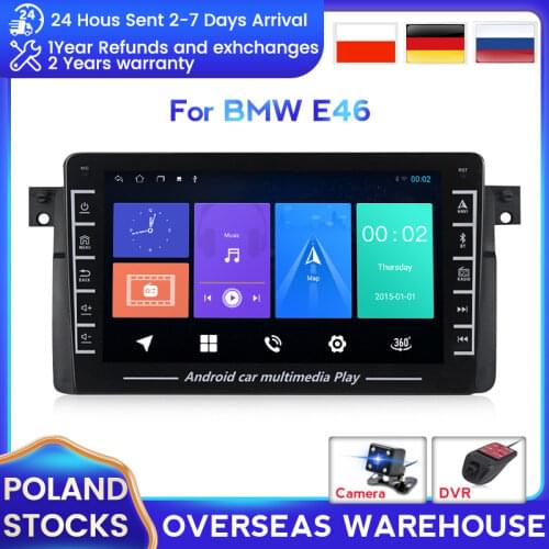 EU Warehouse IPS 1280X720 For 1998-2006 BMW 3 Series M3 E46 316i 318i Car Radio Multimidia Video Player GPS 2DIN NO DVD