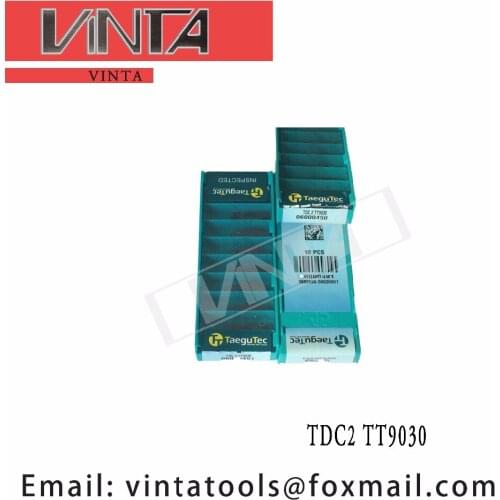 Free shipping high quality TDC2 TT9030 cnc carbide milling inserts