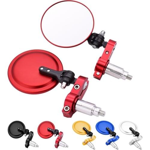 For Honda cb 1000r cbr 600 rr CB1000R CBR1000RR Motorcycle Mirror 22/24mm Handle Bar End Rearview Side Mirrors five colors