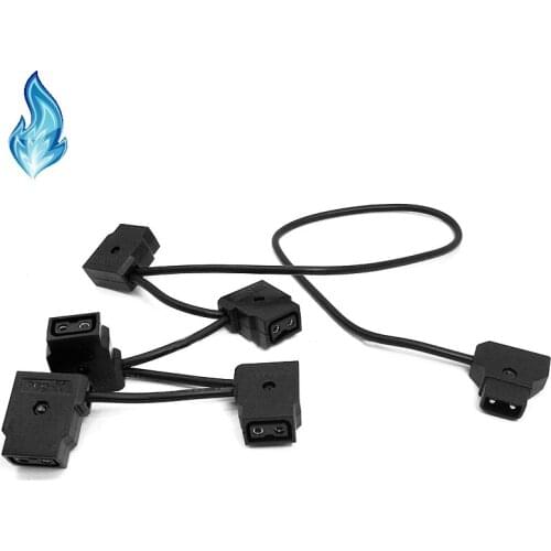D-Tap DTap Spliter Power Male Connector to 5 P / D Tap Female Tip Cable Cord for Anton Bauer Broadcast Film & Video Accessories
