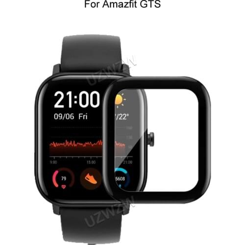 For Amazfit GTS Soft Smart Watch Screen Protector Guard 3D Curved Edge Full Coverage Protective Film Cover