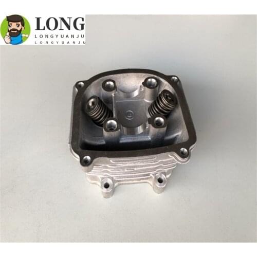 Motorcycle 57.4mm Cylinder Head Assembly with valves installed for Scooter Moped Go-kart ATV QUAD 157QMJ 1P57QMJ GY6 150cc