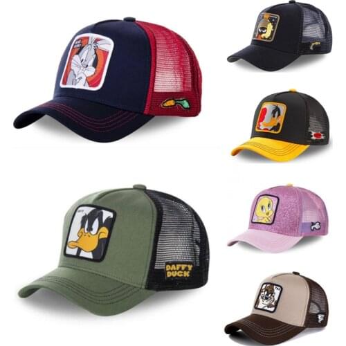 NEW Brand Anime Snapback Cap Cotton Baseball Cap Men Women Hip Hop Dad Mesh Hat Trucker Dropshipping