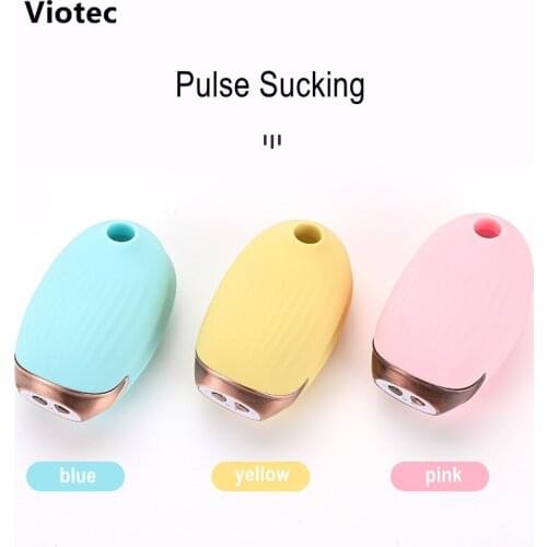 Pulse Sucking Massager Magnetic Suction Charging Liquid Silica Gel 9 Vibrating Modes IPX6 Waterproof